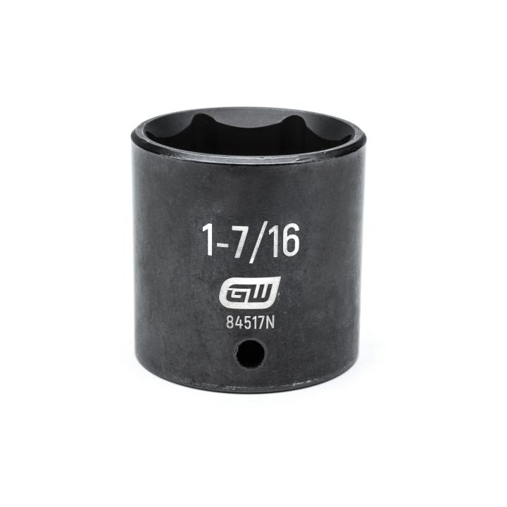 1/2" Drive 6 Point Standard Impact SAE Socket 1-7/16"