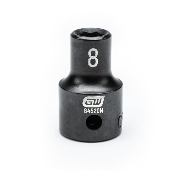 1/2" Drive 6 Point Standard Impact Metric Socket 8mm