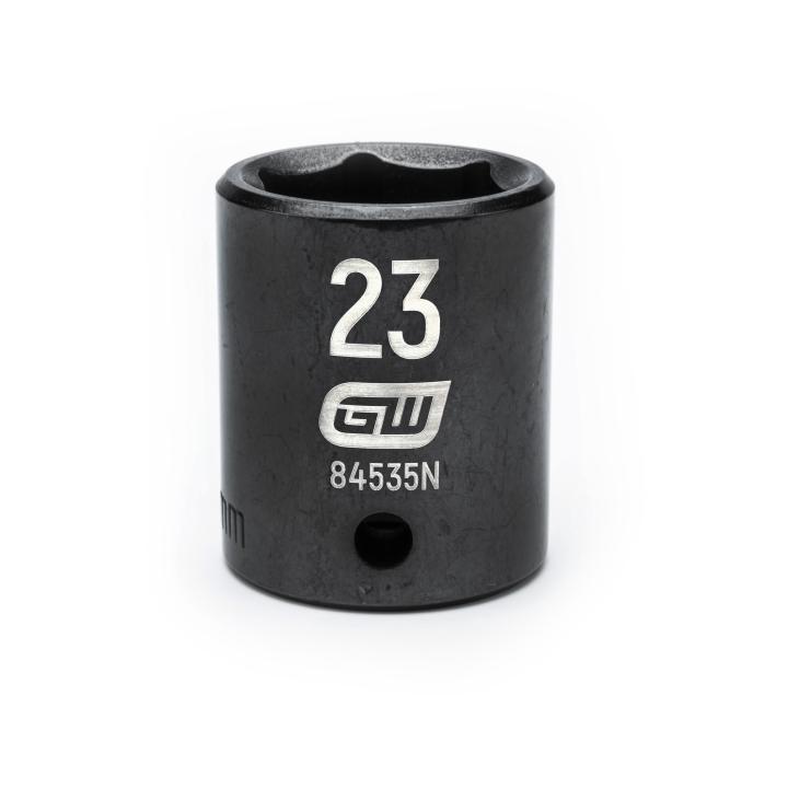 1/2" Drive 6 Point Standard Impact Metric Socket 23mm