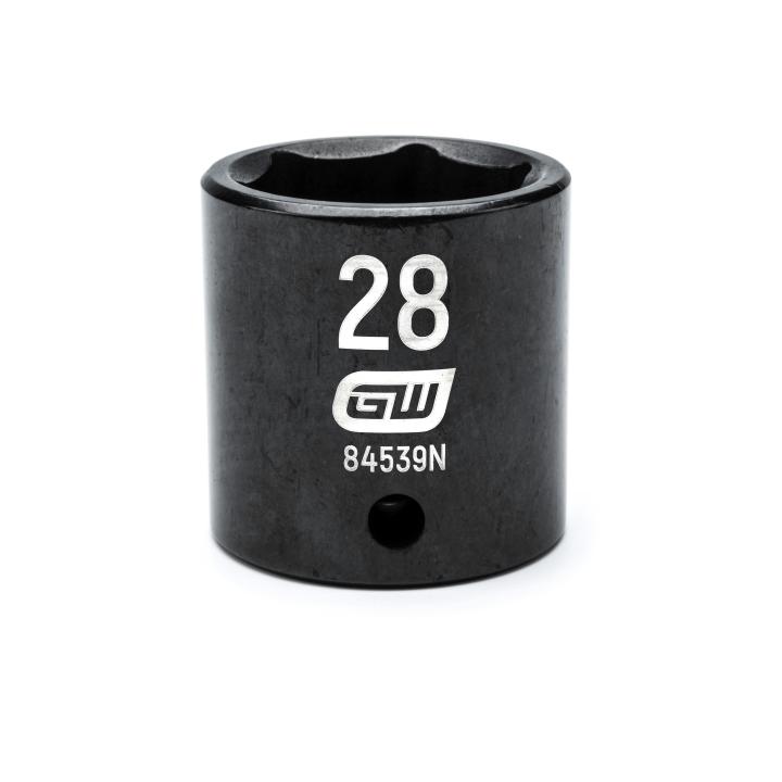 1/2" Drive 6 Point Standard Impact Metric Socket 28mm