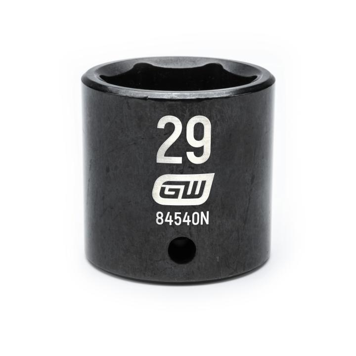 1/2" Drive 6 Point Standard Impact Metric Socket 29mm