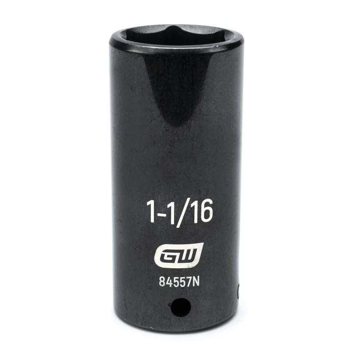 1/2" Drive 6 Point Deep Impact SAE Socket 1-1/16"