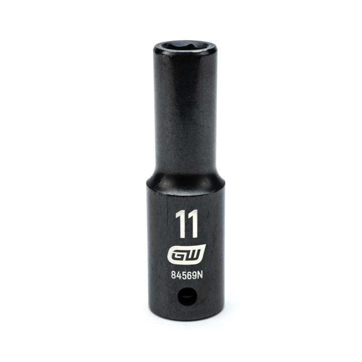 1/2" Drive 6 Point Deep Impact Metric Socket 11mm