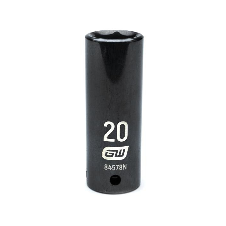 1/2" Drive 6 Point Deep Impact Metric Socket 20mm