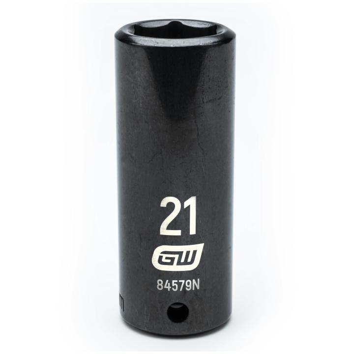 1/2" Drive 6 Point Deep Impact Metric Socket 21mm