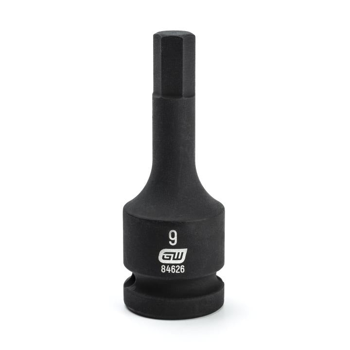 1/2" Drive Hex Bit Impact Metric Socket 9mm