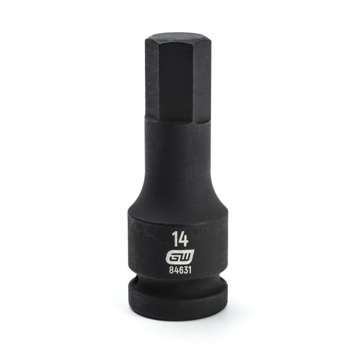 1/2" Drive Hex Bit Impact Metric Socket 14mm