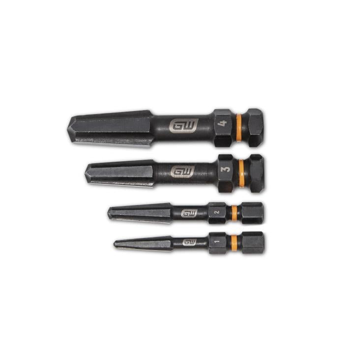 4 Piece Bolt Biter™ Screw Extractor Set