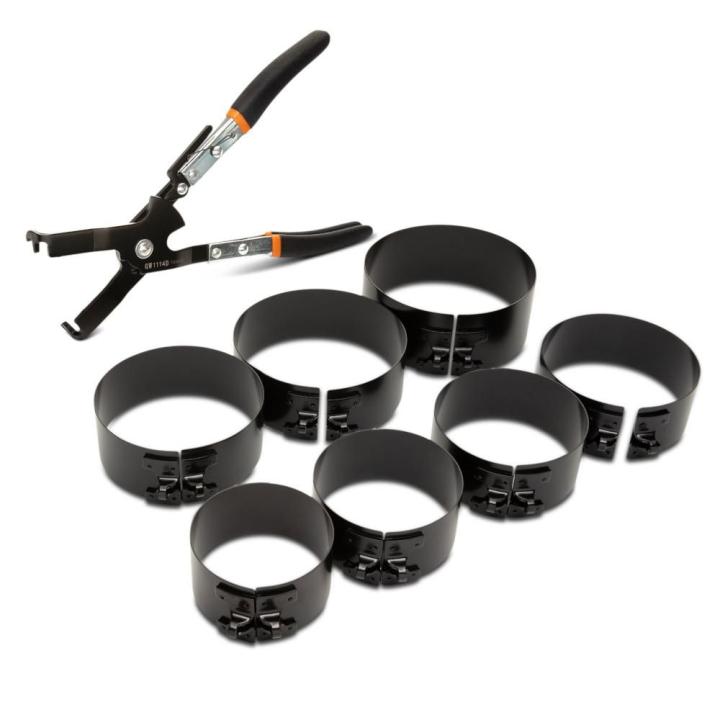 8 Piece Piston Ring Compressor Set