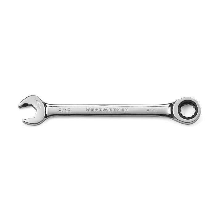 9/16" 72-Tooth 12 Point Open End Ratcheting Combination Wrench