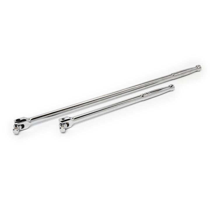2 Piece 1/2" Drive Flex Handle/Breaker Bar Set