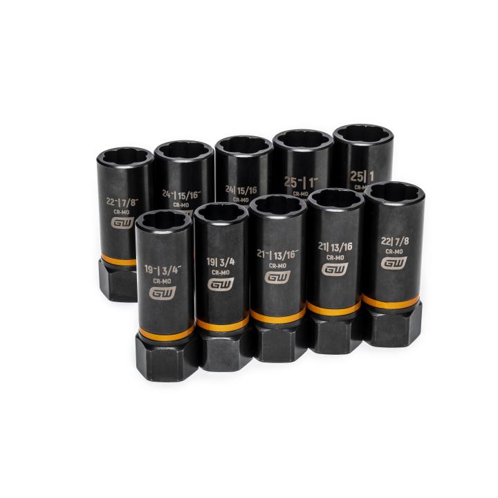 10 Piece 1/2" Drive Bolt Biter™ Deep Extraction Socket Set