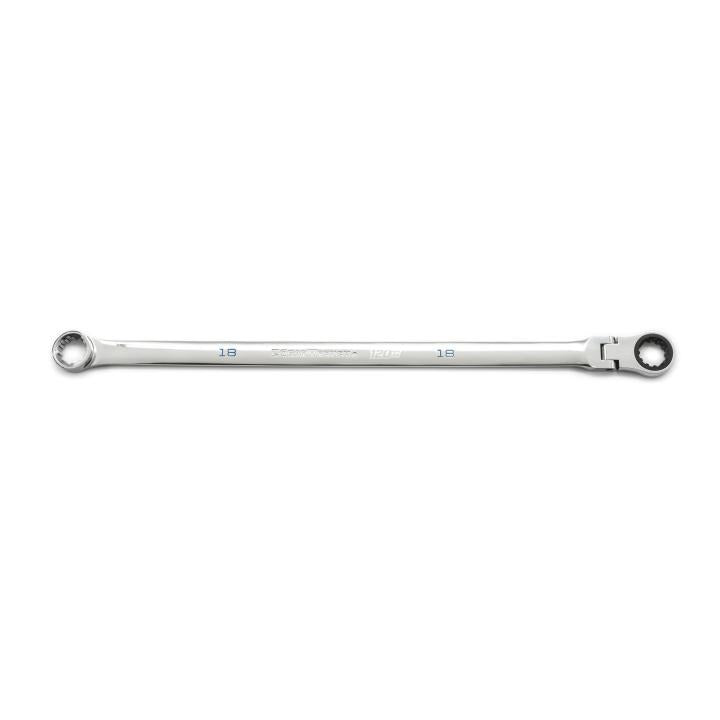 18mm 120XP™ Universal Spline XL GearBox™ Flex Head Ratcheting Wrench