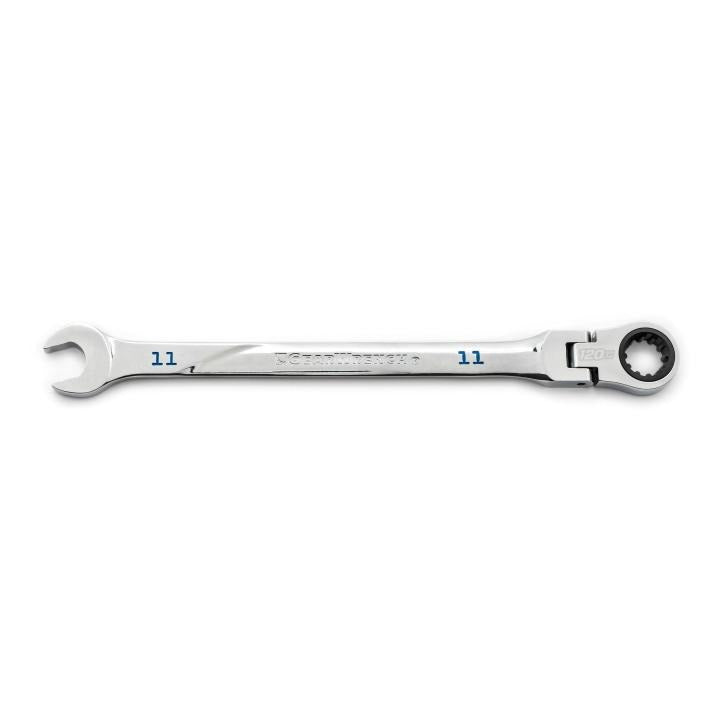 11mm 120XP™ Universal Spline XL Flex Head Ratcheting Combination Wrench