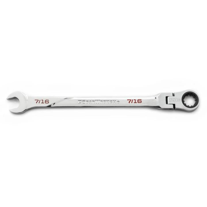 7/16" 120XP™ Universal Spline XL Flex Head Ratcheting Combination Wrench