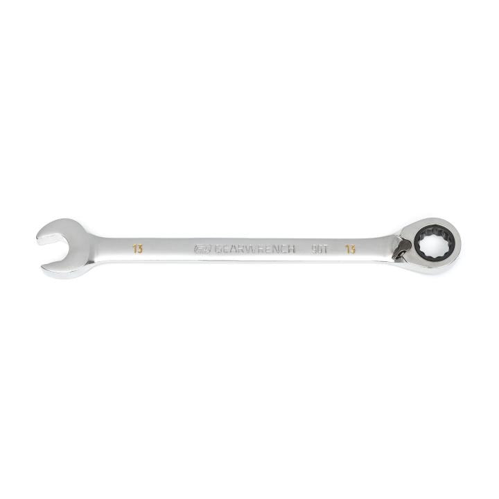 13mm 90-Tooth 12 Point Reversible Ratcheting Wrench