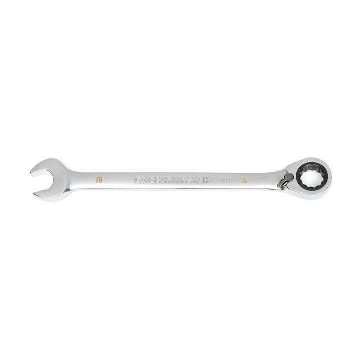 16mm 90-Tooth 12 Point Reversible Ratcheting Wrench