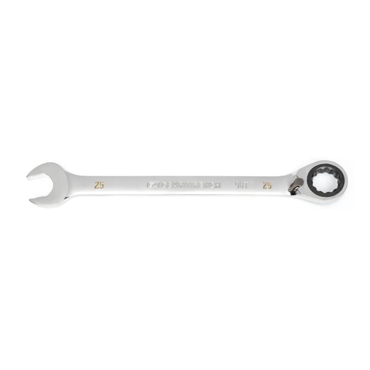 25mm 90-Tooth 12 Point Reversible Ratcheting Wrench