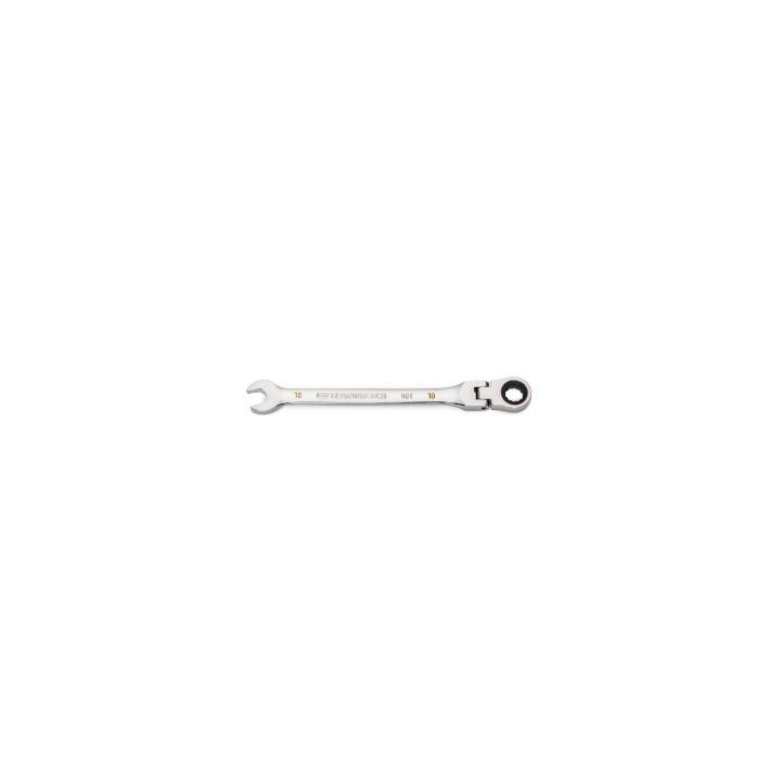 10mm 90-Tooth 12 Point Flex Head Ratcheting Combination Wrench
