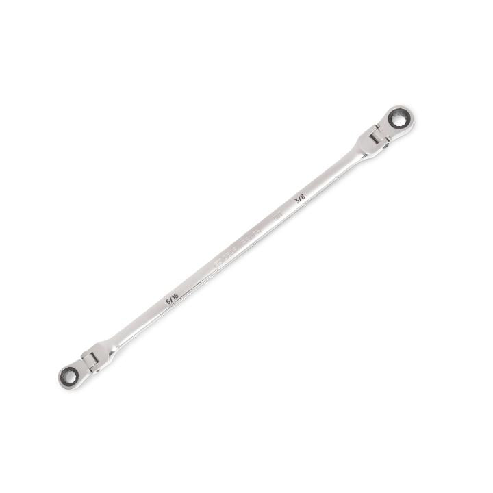 5/16" x 3/8" 90-Tooth 12 Point GearBox™ Double Flex Ratcheting Wrench