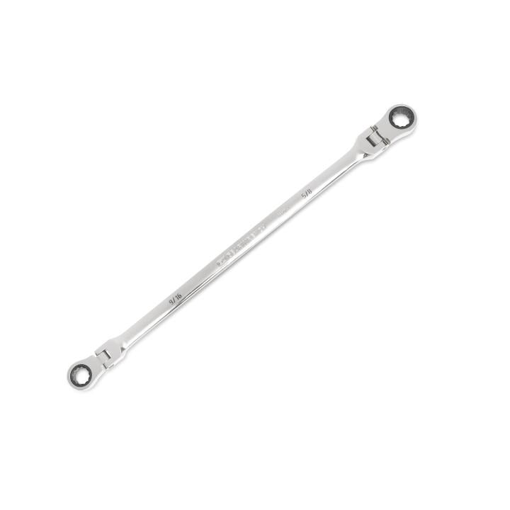 9/16" x 5/8" 90-Tooth 12 Point GearBox™ Double Flex Ratcheting Wrench