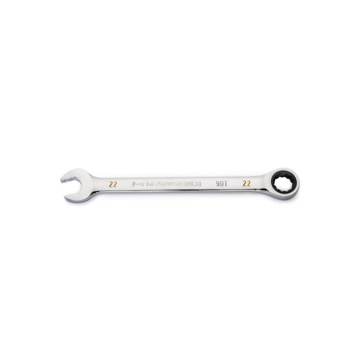 22m 90-Tooth 12 Point Ratcheting Combination Wrench