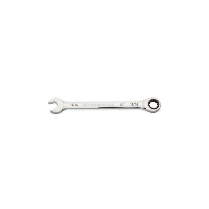 11/16" 90-Tooth 12 Point Ratcheting Combination Wrench