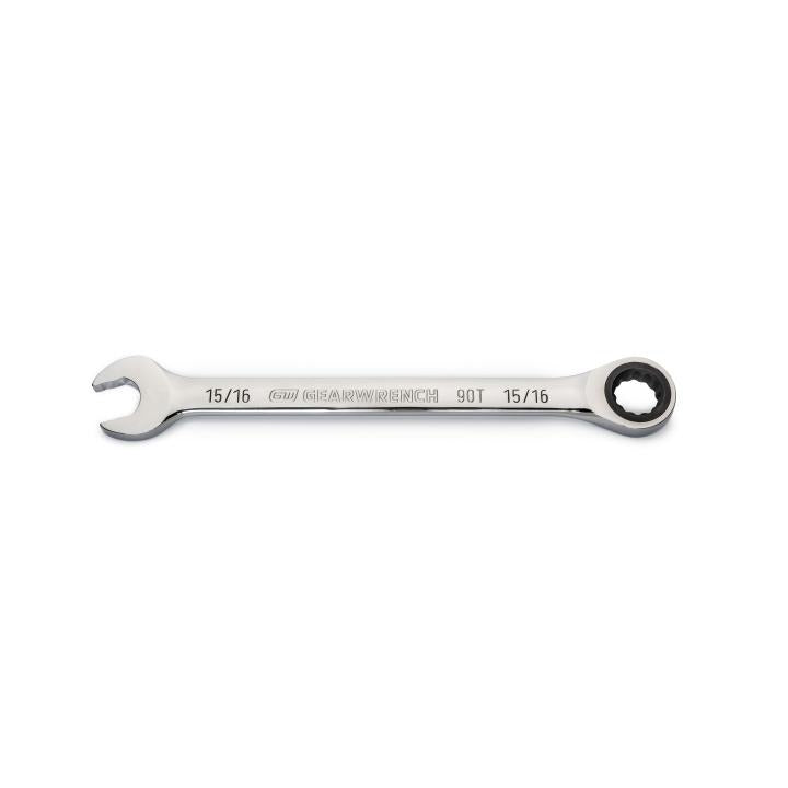 15/16" 90-Tooth 12 Point Ratcheting Combination Wrench