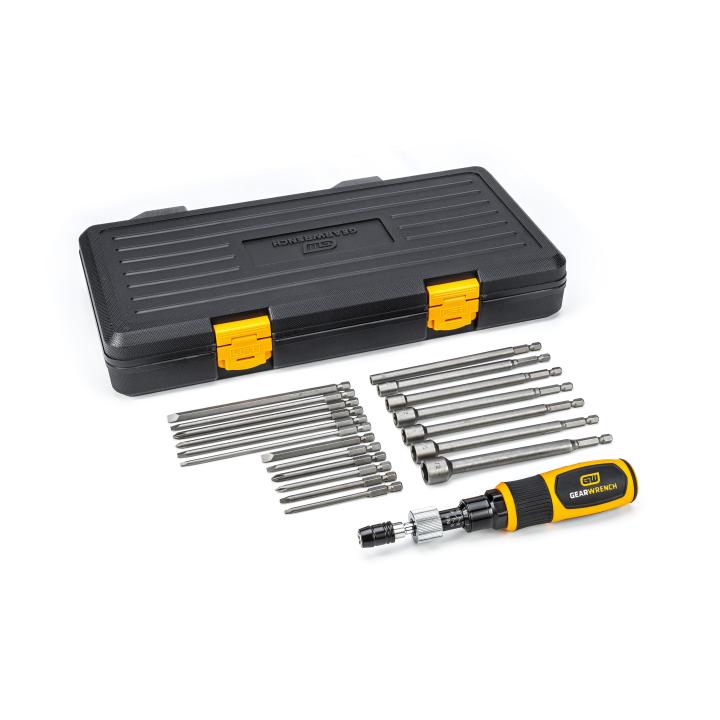 20 Piece 1/4" Drive Torque Screwdriver Set 10-50 in/lb
