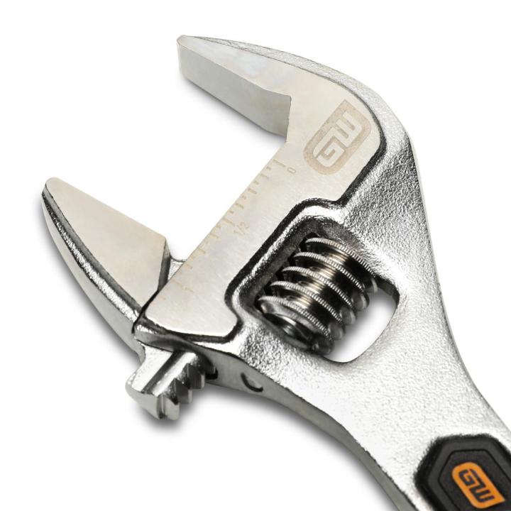 8" Chrome Adjustable Wrench