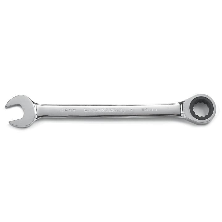 24mm 72-Tooth 12 Point Ratcheting Combination Wrench