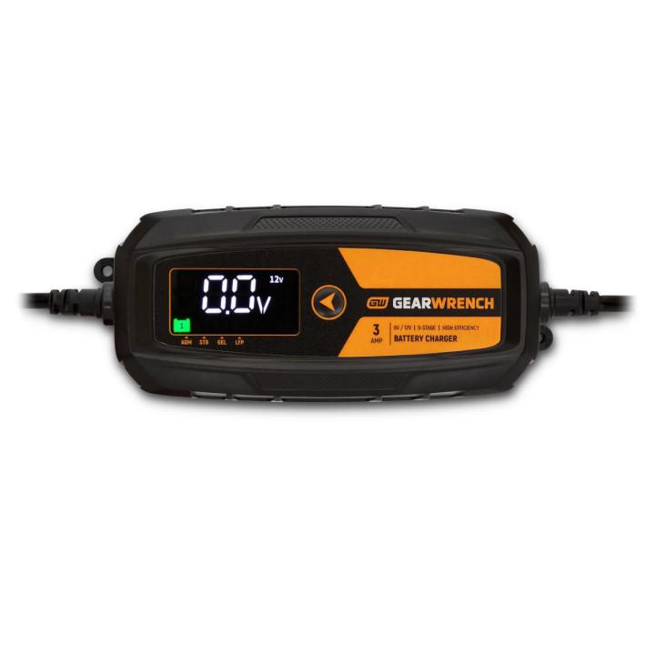 3A 6V/12V Battery Charger and Maintainer