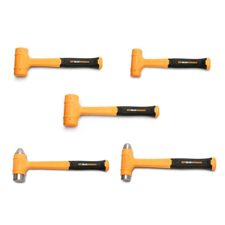 5 Piece Dead Blow Hammer Set
