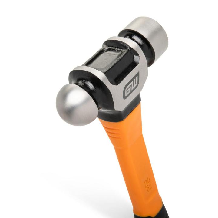 24 oz. Ball Pein Hammer with Fiberglass Handle