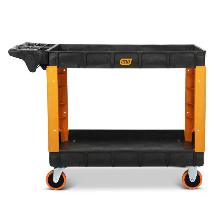 46" 2-Shelf Heavy Duty Utility Cart