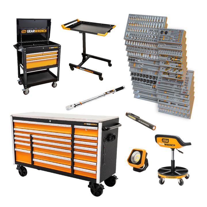 1268 Piece MEGAMOD Master Mechanics Tool Set in Premium Modular Foam Trays with Tool Storage