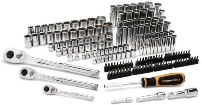 GEARWRENCH 88002 179-Piece SAE/Metric Mechanics Tool Set