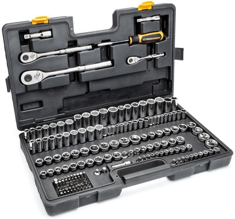 GEARWRENCH 88002 179-Piece SAE/Metric Mechanics Tool Set