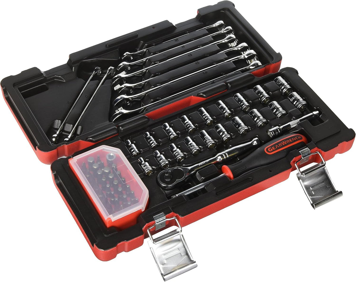 Gearwrench 81024 61 Pc. Drive 6-Point SAE/Metric Tool Set