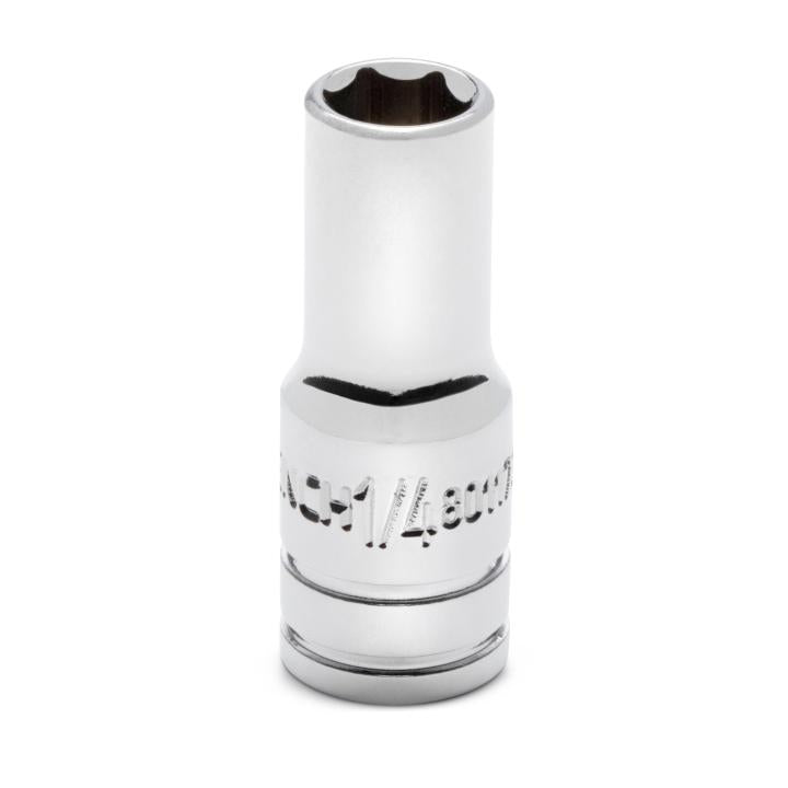 1/4" Drive 6 Point Mid Length SAE Socket 1/4"