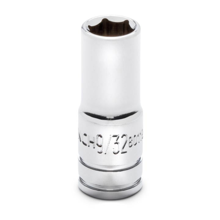 1/4" Drive 6 Point Mid Length SAE Socket 9/32"