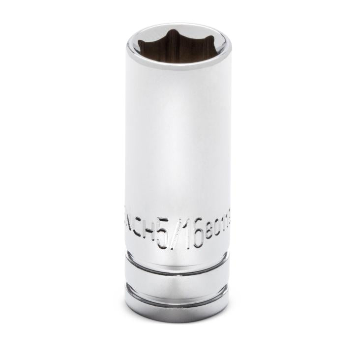 1/4" Drive 6 Point Mid Length SAE Socket 5/16"