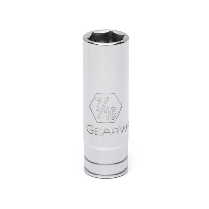 1/4" Drive 6 Point Deep SAE Socket 7/16"