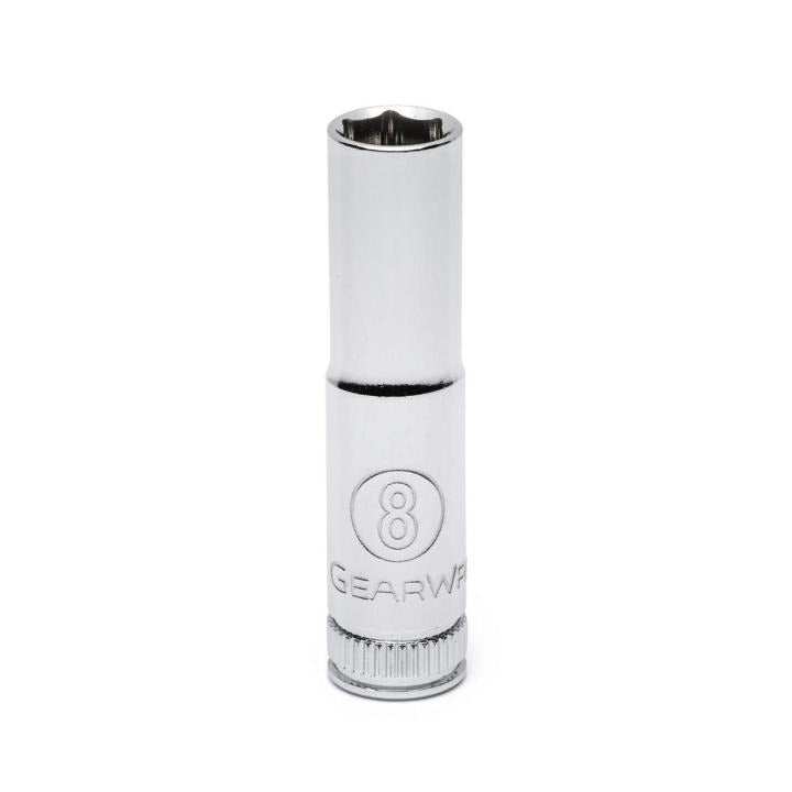 1/4" Drive 6 Point Deep Metric Socket 8mm