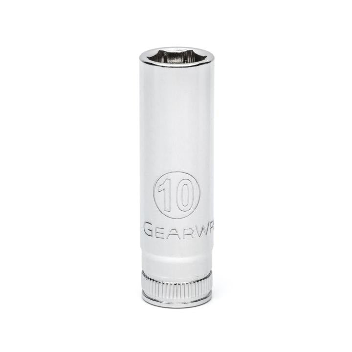 1/4" Drive 6 Point Deep Metric Socket 10mm