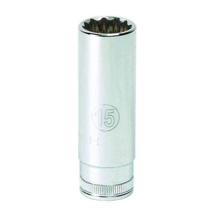 1/4" Drive 12 Point Deep SAE Socket 3/16"