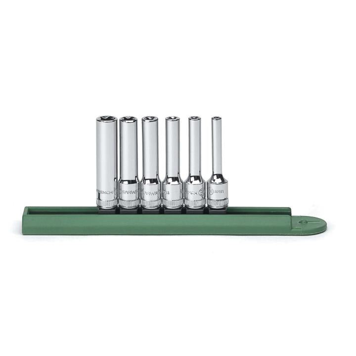 6 Piece 1/4" Drive Deep External Torx® Socket Set