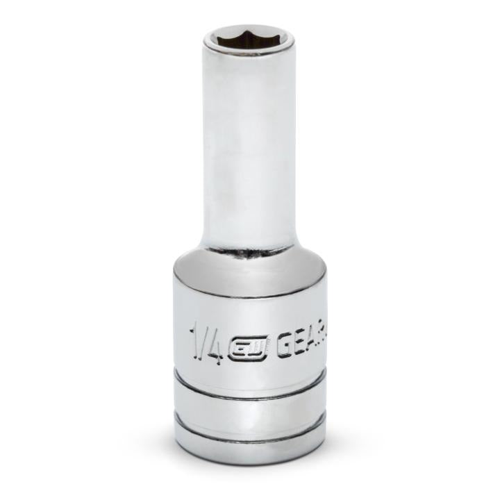 3/8" Drive 6 Point Mid Length SAE Socket 1/4"