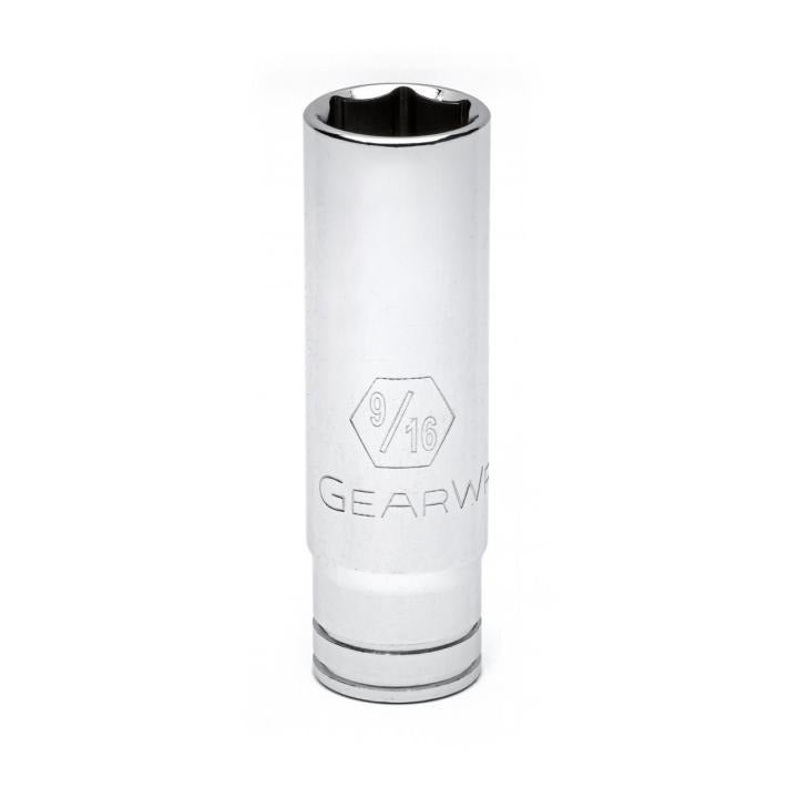3/8" Drive 6 Point Deep SAE Socket 9/16"