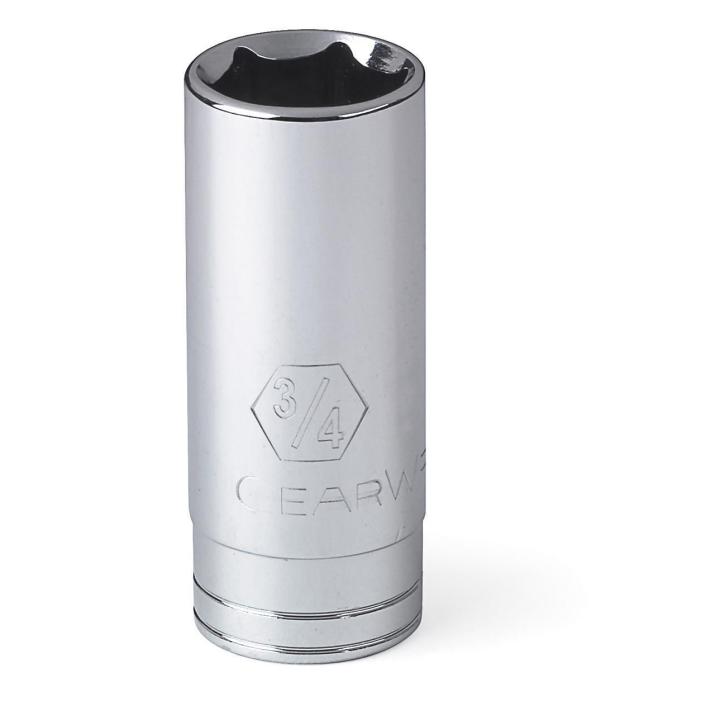 1/2" Drive 6 Point Deep SAE Socket 11/16"